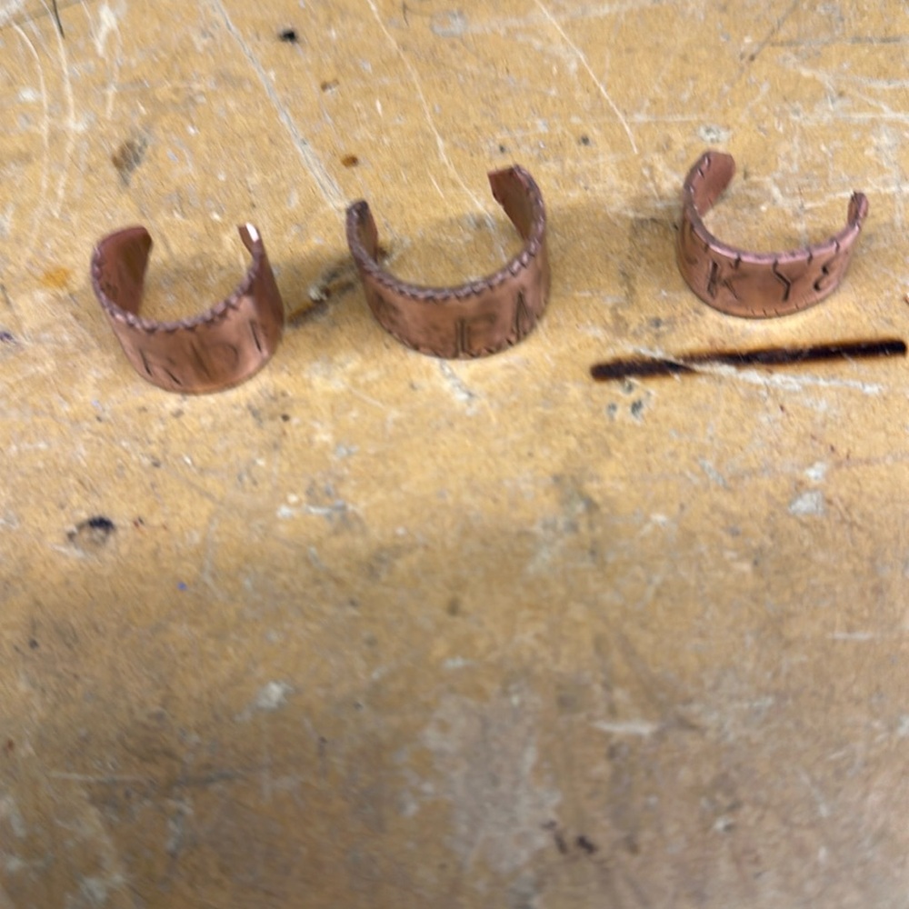 Hand made rings by me